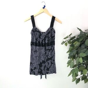 White House Black Market Crinkle Tank Top